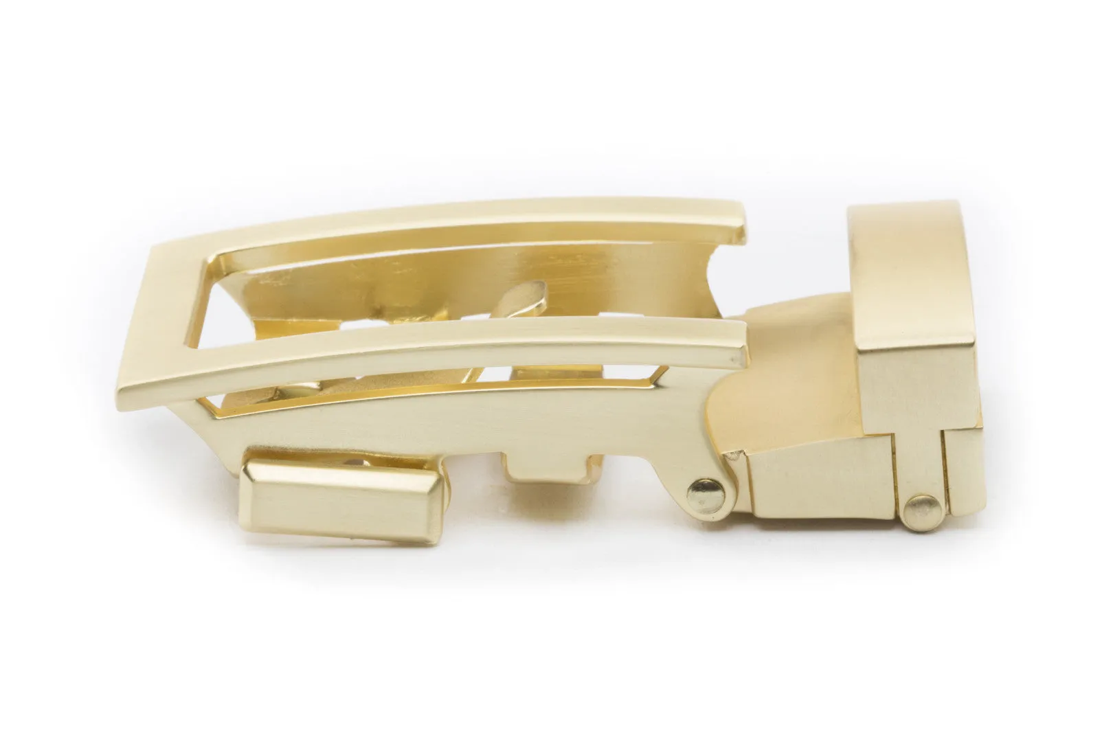 1.25" Traditional Buckle in Matte Gold