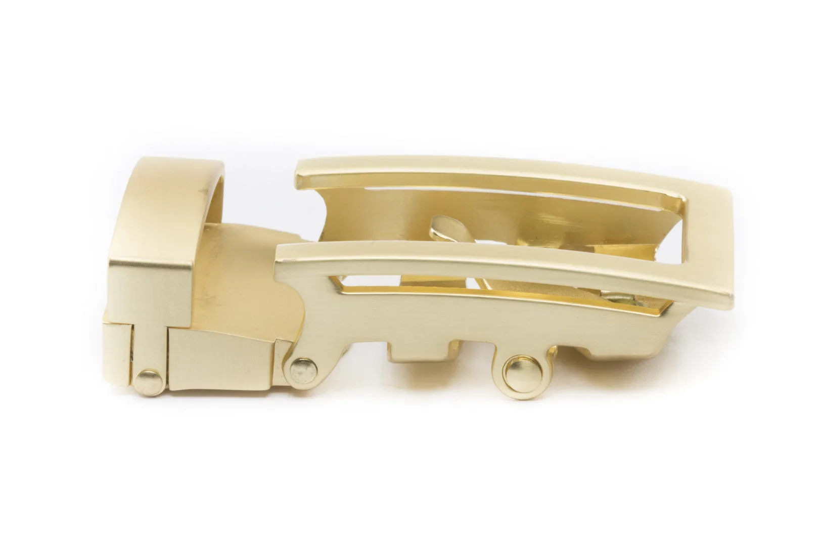 1.25" Traditional Buckle in Matte Gold