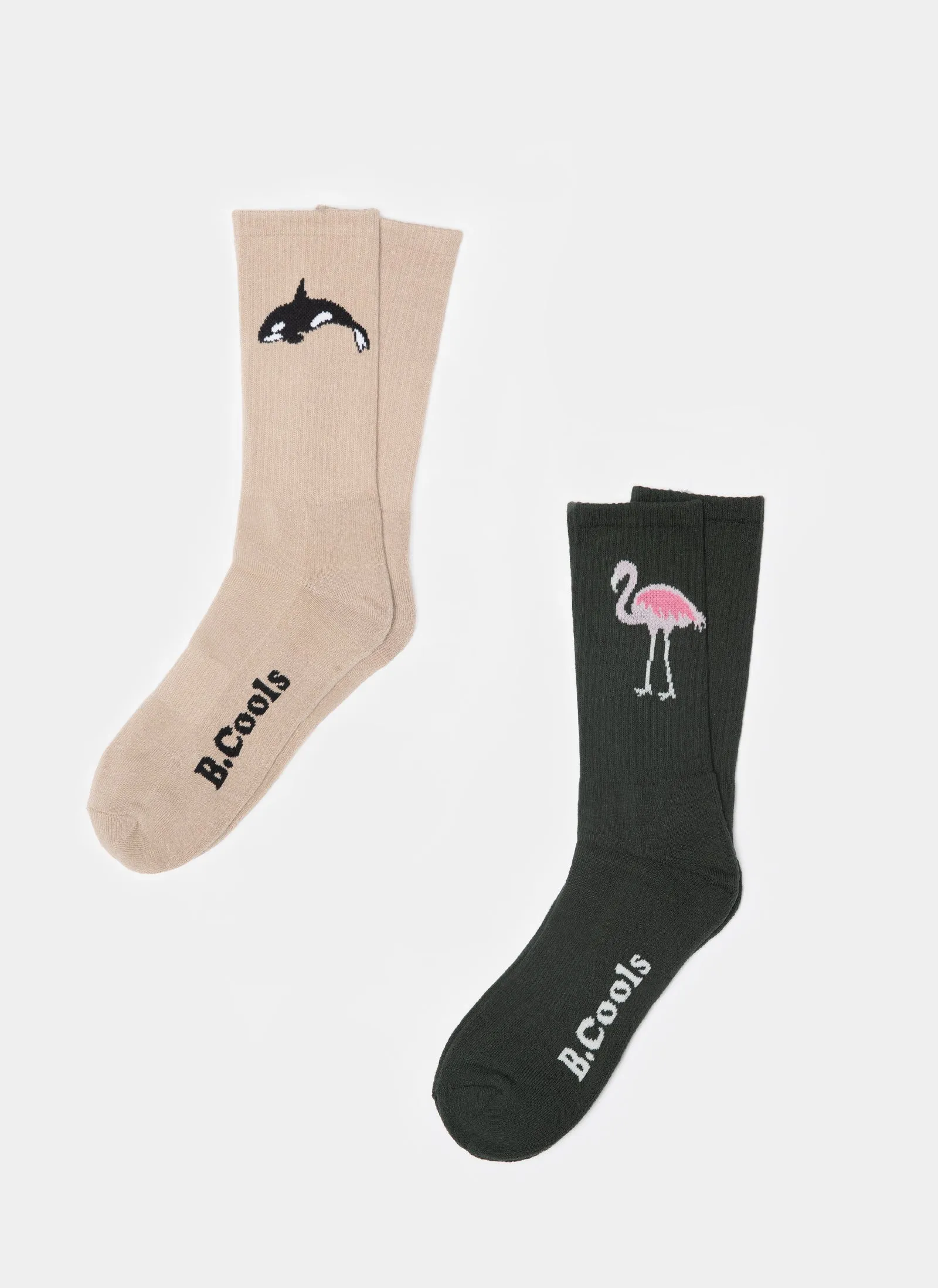 2-Pack Socks Tobacco/Forest