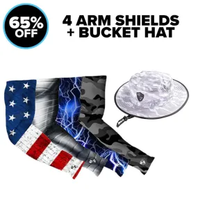 4 ARM SHIELDS®   1 BUCKET HAT