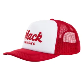 American Needle Mack Big Red Roscoe Trucker - White/Red