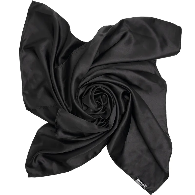 Annie Broadus Collection Headwrap Scarf 36"X36" - Black #68515