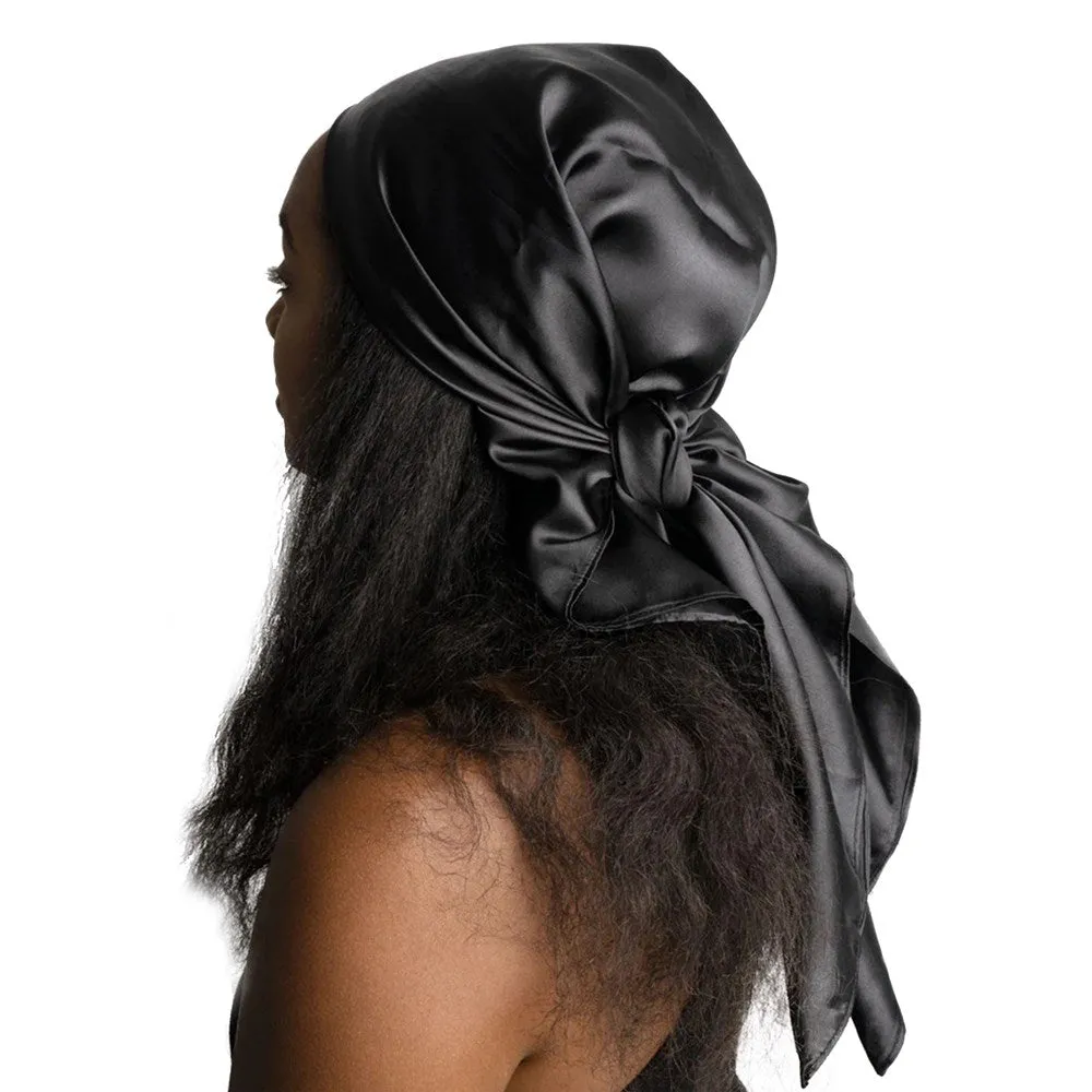 Annie Broadus Collection Headwrap Scarf 60"X15" - Black #68516