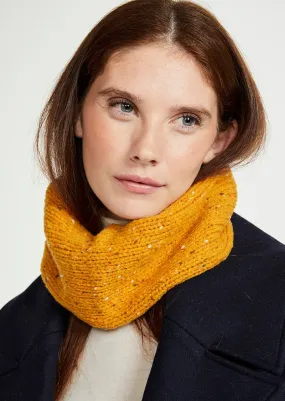 Aran Nepped Snood | Sunflower