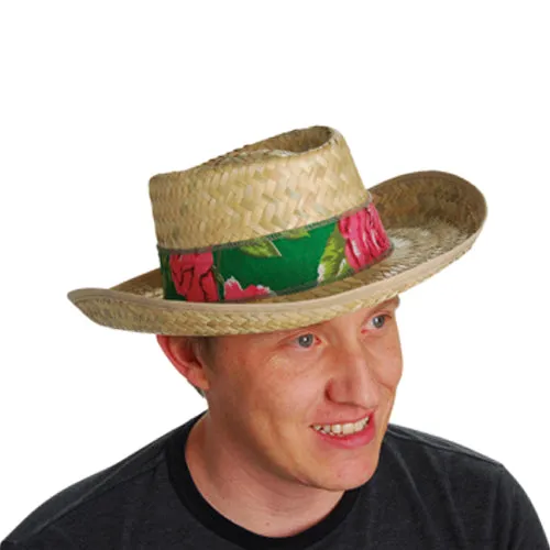 Costume Gambler Hat Straw