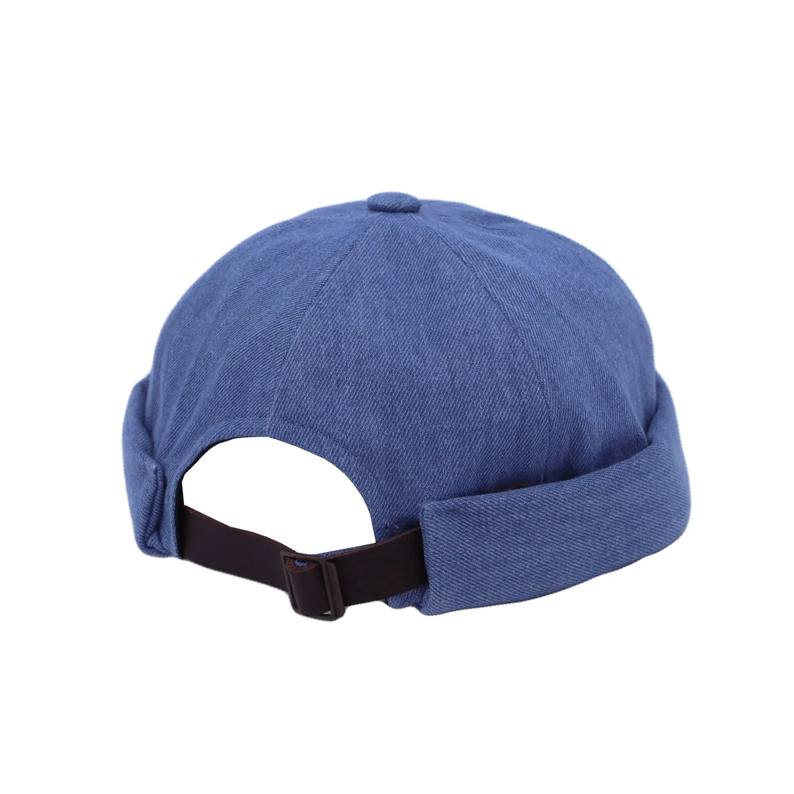 Cotton Denim Brimless Watch Cap Docker Hat Harbour Adjustable YT51420