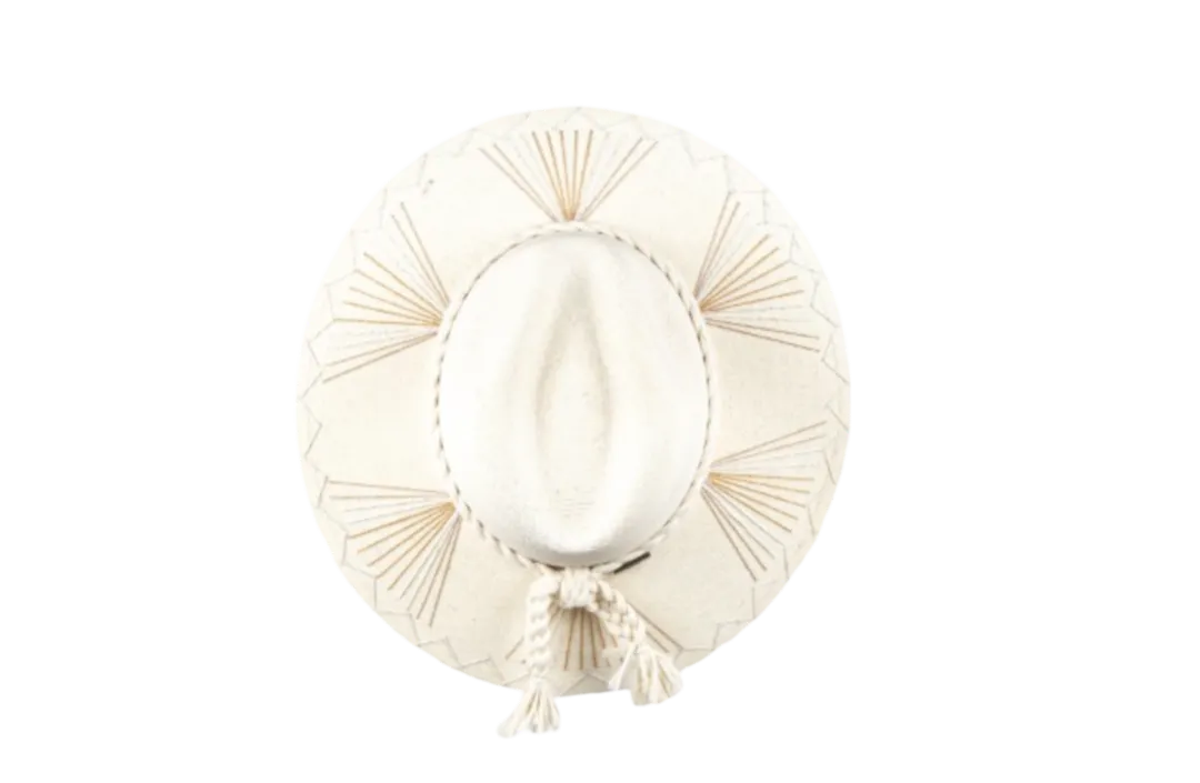 Exclusive Metallic Neutrals Sophie Hat by Corazon Playero