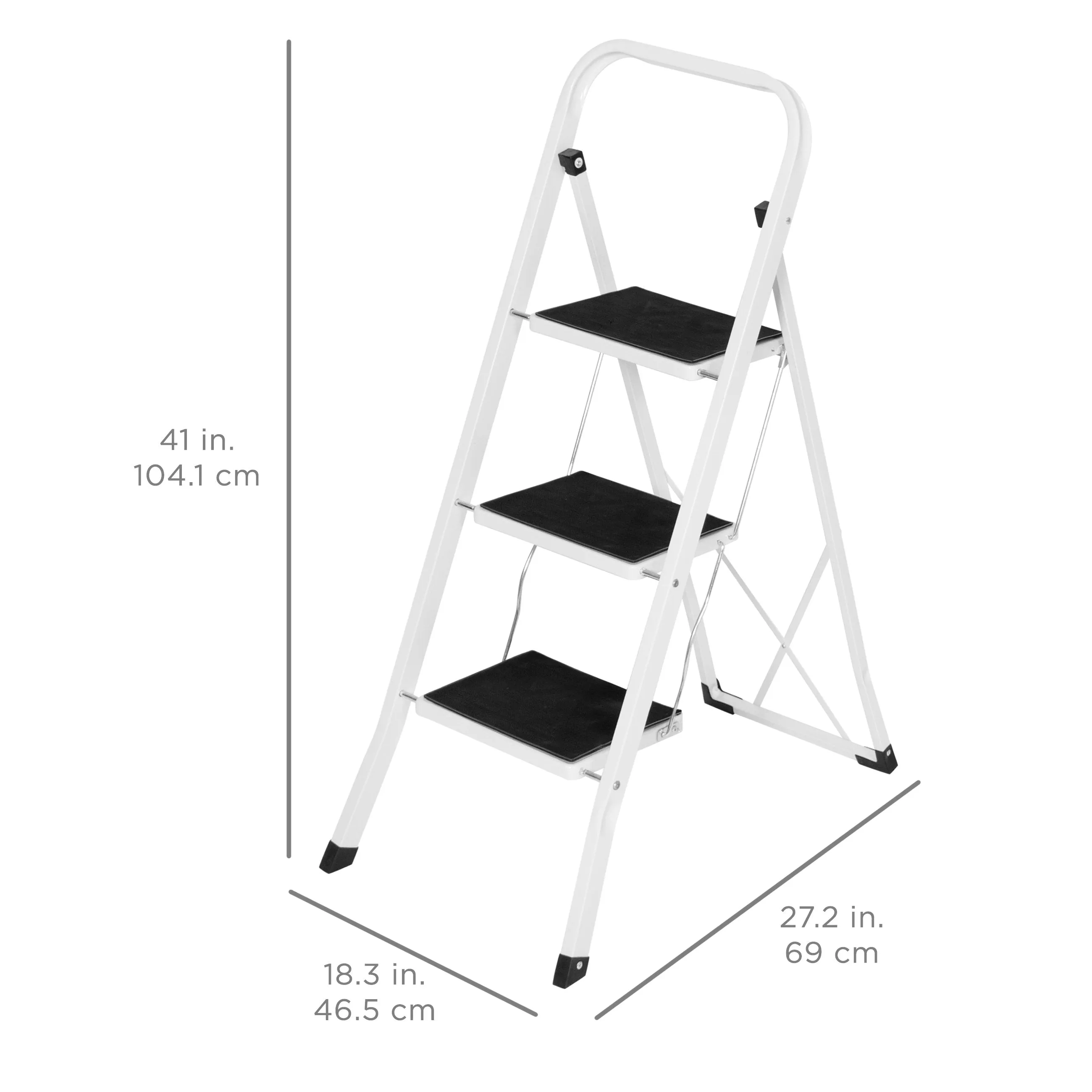 Foldable 3 Step Ladder