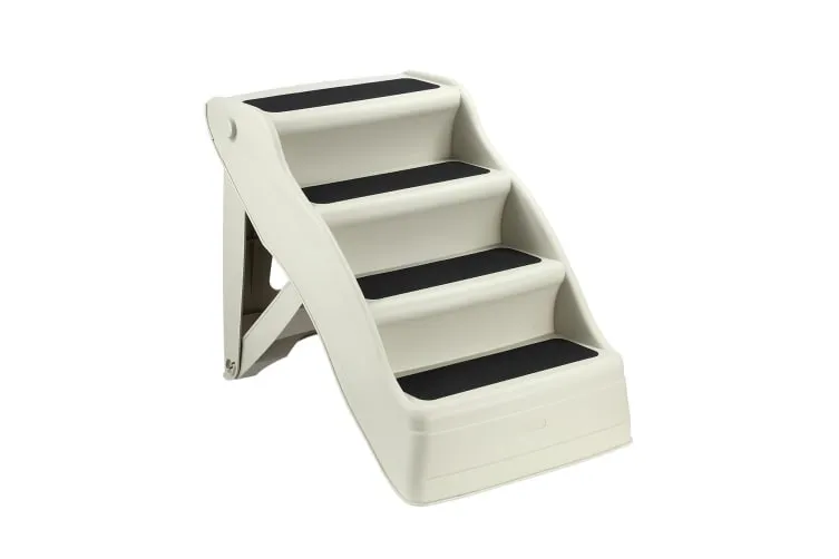 Foldable Pet Stairs 4 Step Ladder for Pet Cat Dog