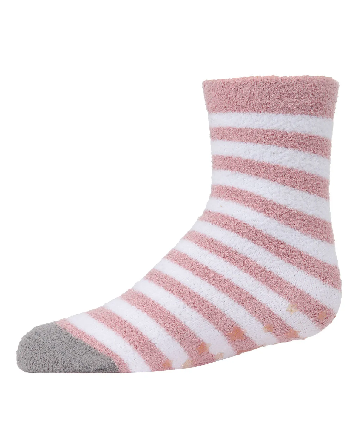 Girl's Kitty Cats Fuzzy Mid-Cut Socks 2-Pack