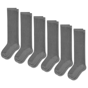 Gray EasyStretch™ Socks Bundle 6-Pack