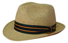 Headwear Fedora Style String Straw (4287)