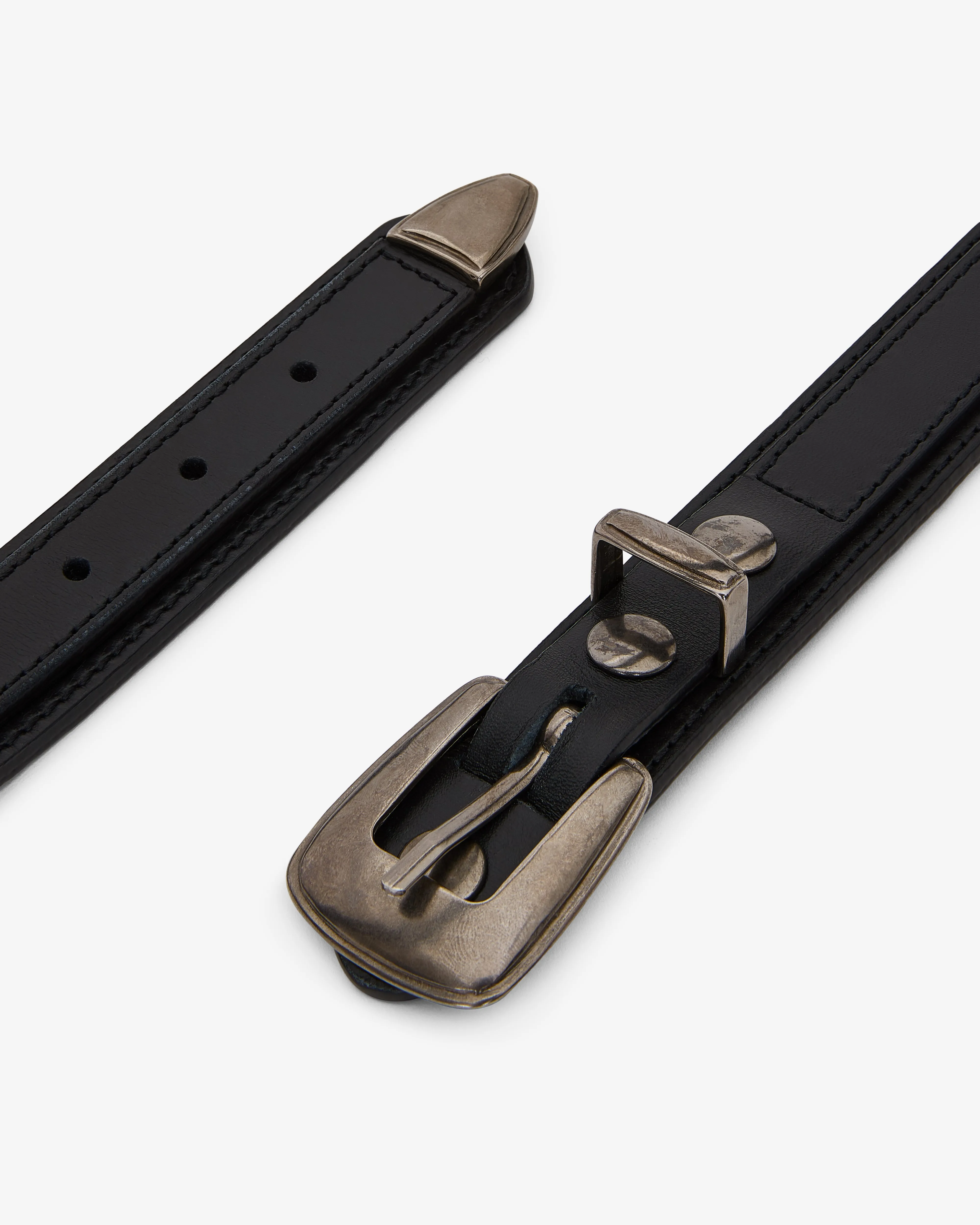 Lemaire - Men's Minimal Western Belt - (Black)