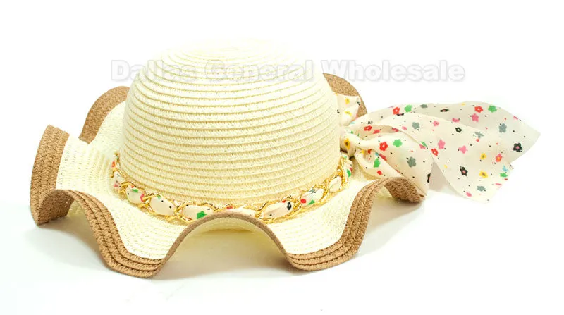 Little Girls Straw Hats Wholesale