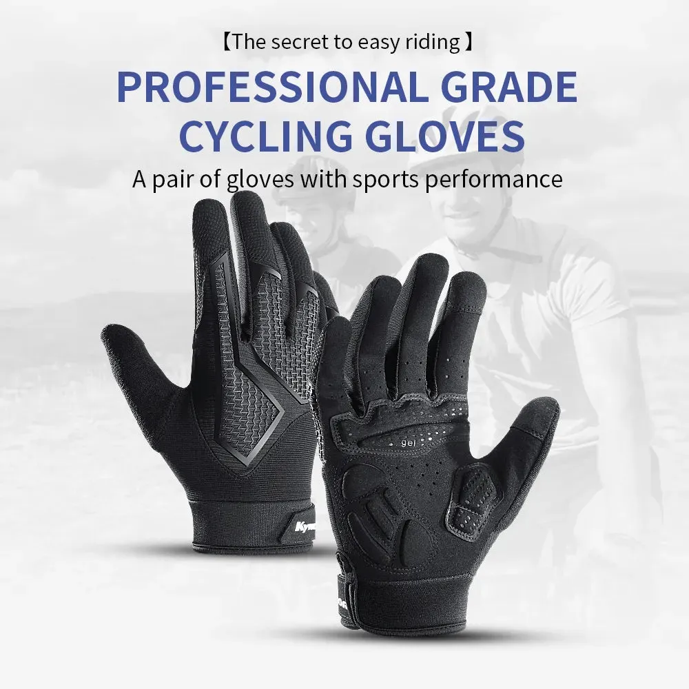 Long Finger Non-Slip Shock-Absorbing Cycling Gloves Spring And Summer Men'S Breathable Sunscreen Touch Screen Riding Gloves