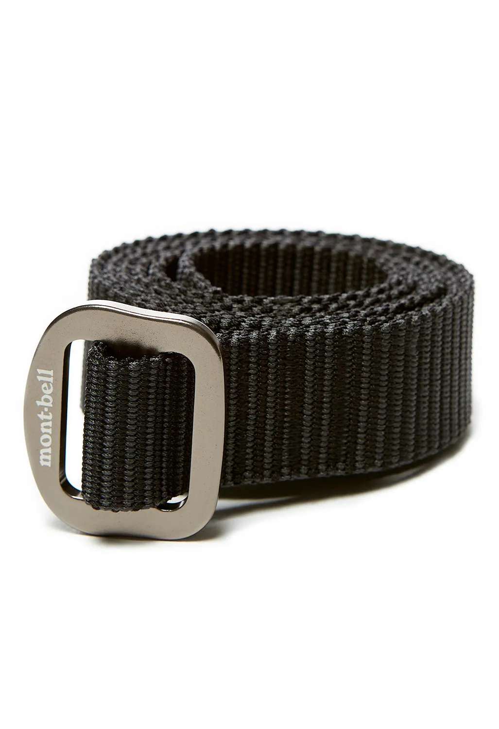 Montbell Aluminum Buckle Web Belt - Black