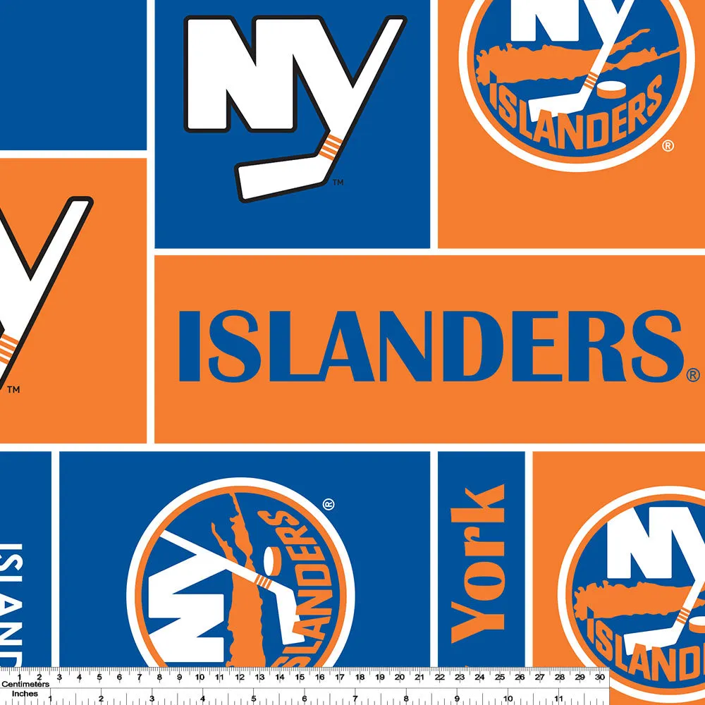 New York Islanders - NHL Fleece Print - Patchwork