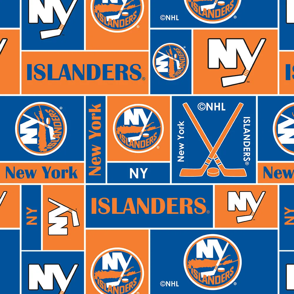 New York Islanders - NHL Fleece Print - Patchwork