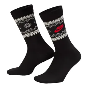 Nike Essential Crew Fair Isle 1-Pack Golf Socks FZ3071