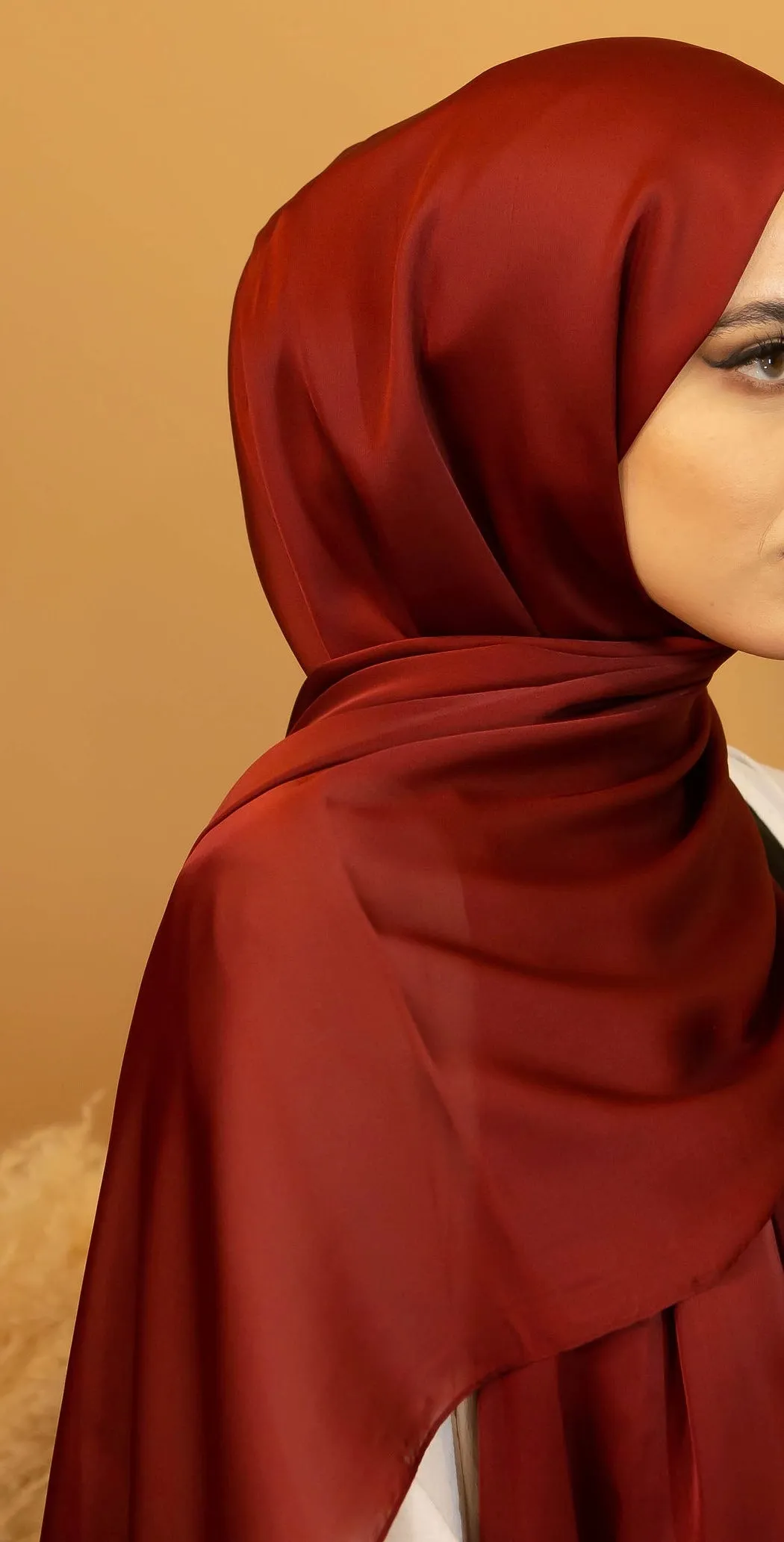 Rayon Hijab - Maroon