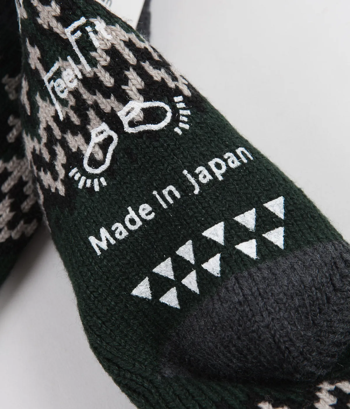 RoToTo Comfy Room Socks - Nordic Dark Green