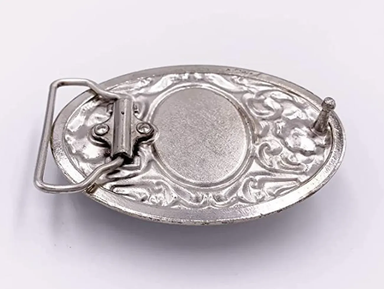 Silver Real Scorpion Belt Buckle