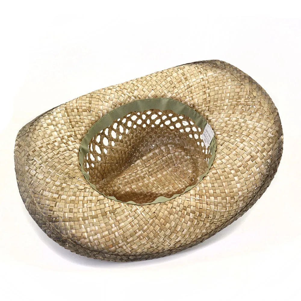 Straw Cowboy Hats Spring and Summer Men's and Women's Travel Sun Protection Sun Hat