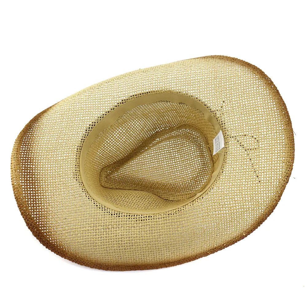 Straw Cowboy Hats Straw Cowboy Hat Outdoor Seaside Beach Hat