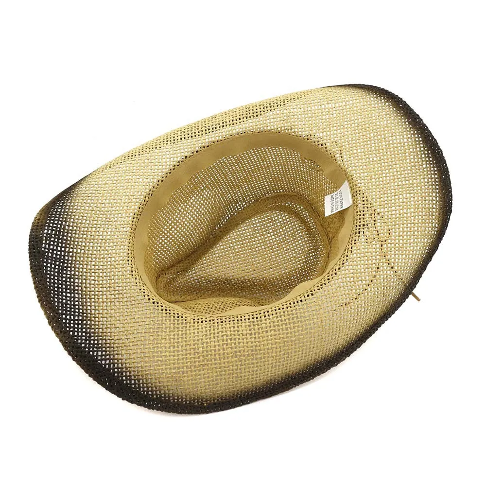 Straw Cowboy Hats Straw Cowboy Hat Outdoor Seaside Sun Protection Hat for Women