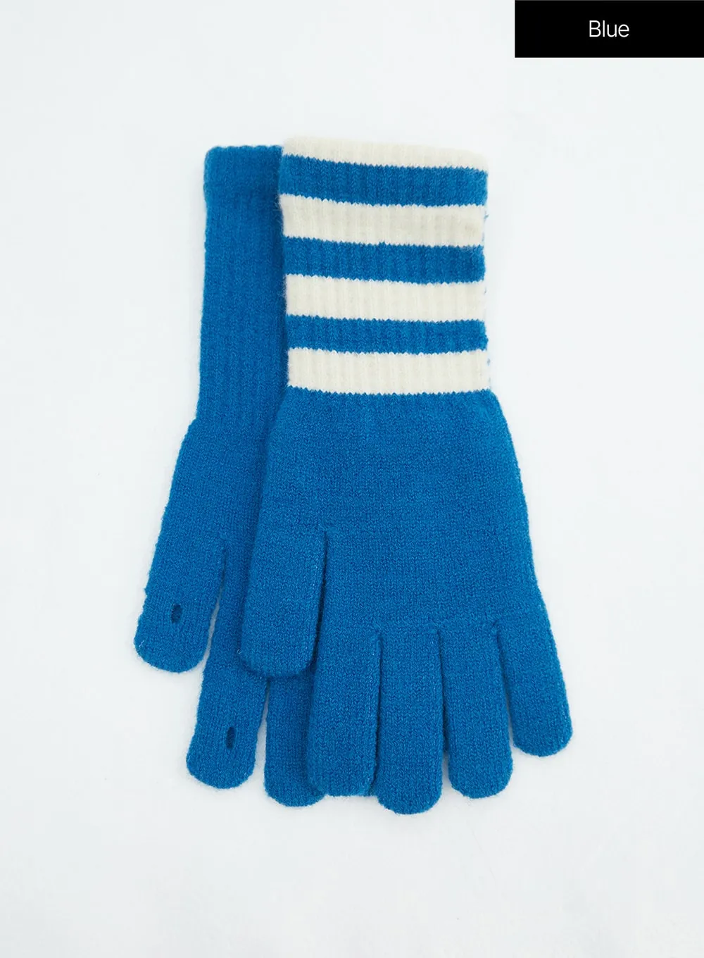 Stripe Knit Gloves IN317