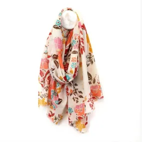 Summer Floral Scarf