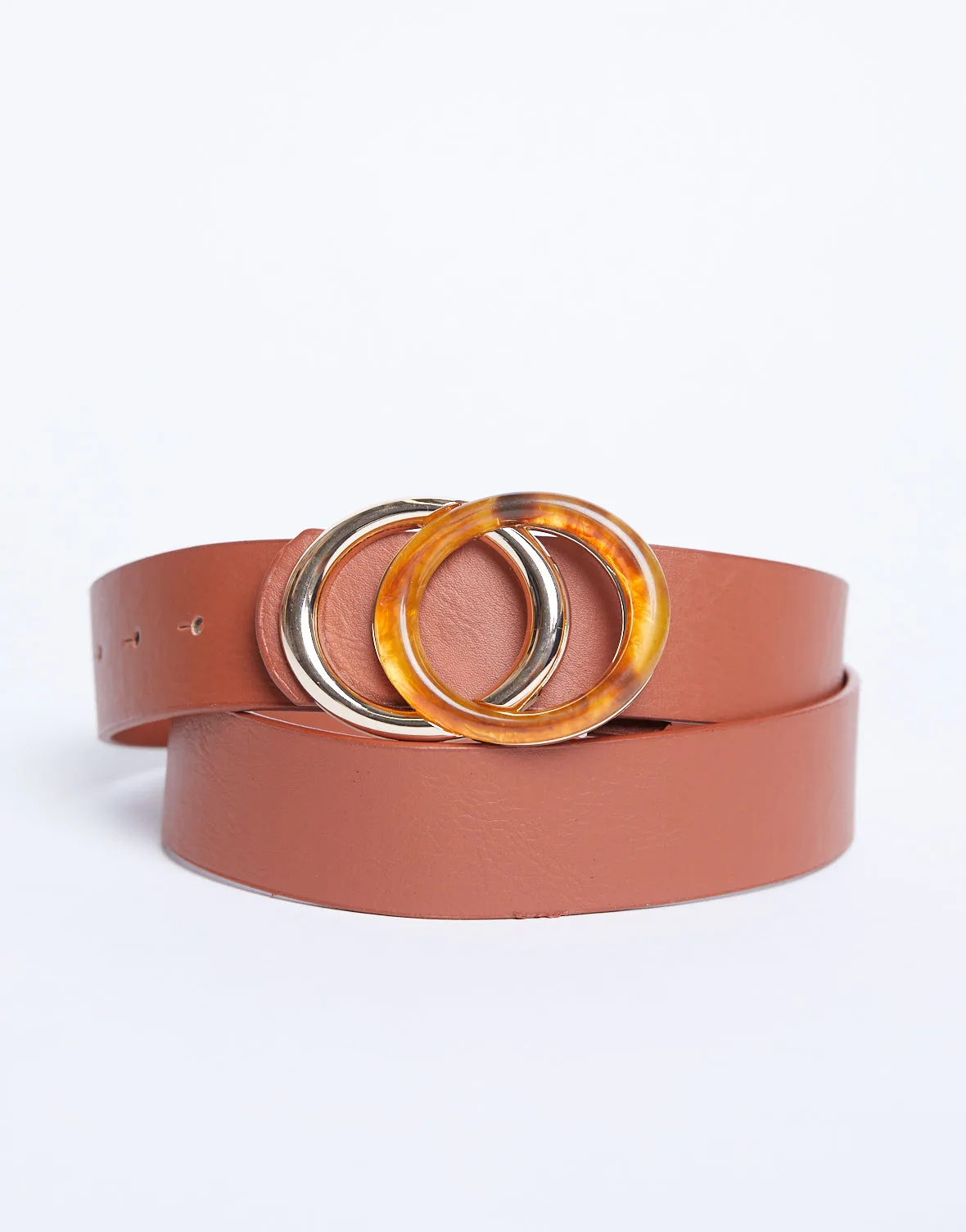 Summer Vibes Tortoise Buckle Belt