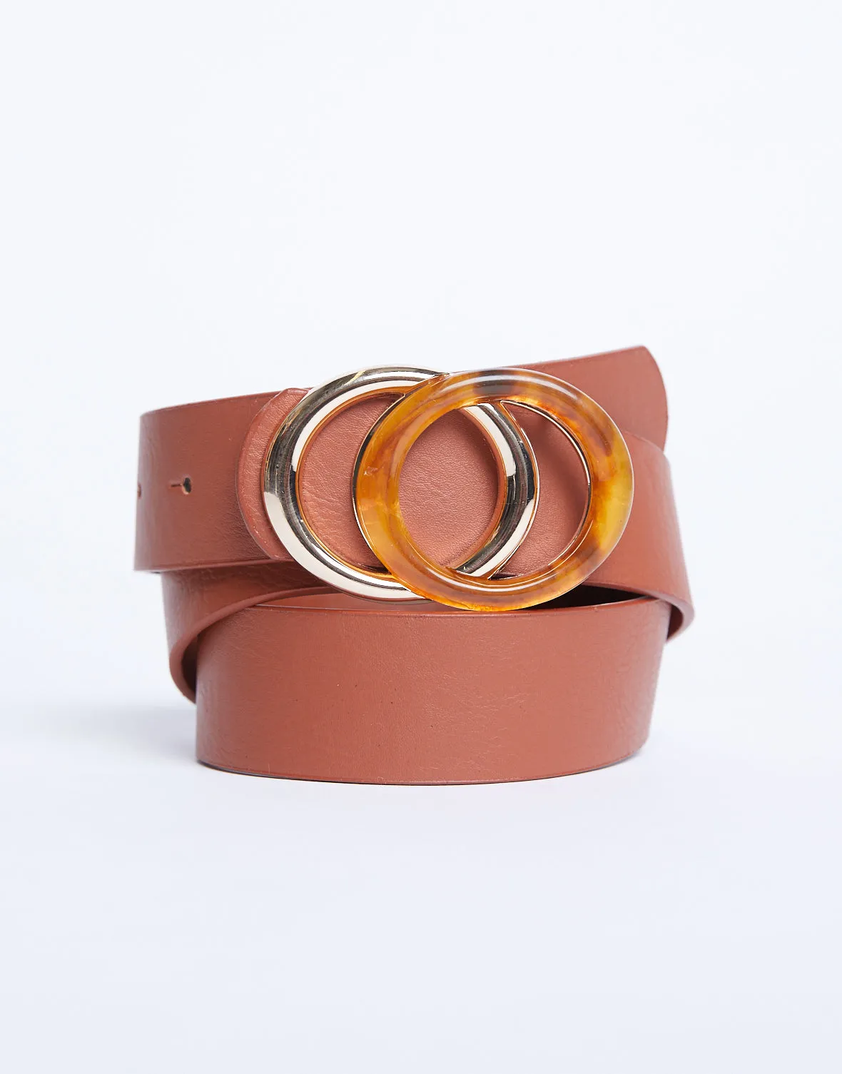 Summer Vibes Tortoise Buckle Belt