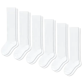 White EasyStretch™ Socks Bundle 6-Pack