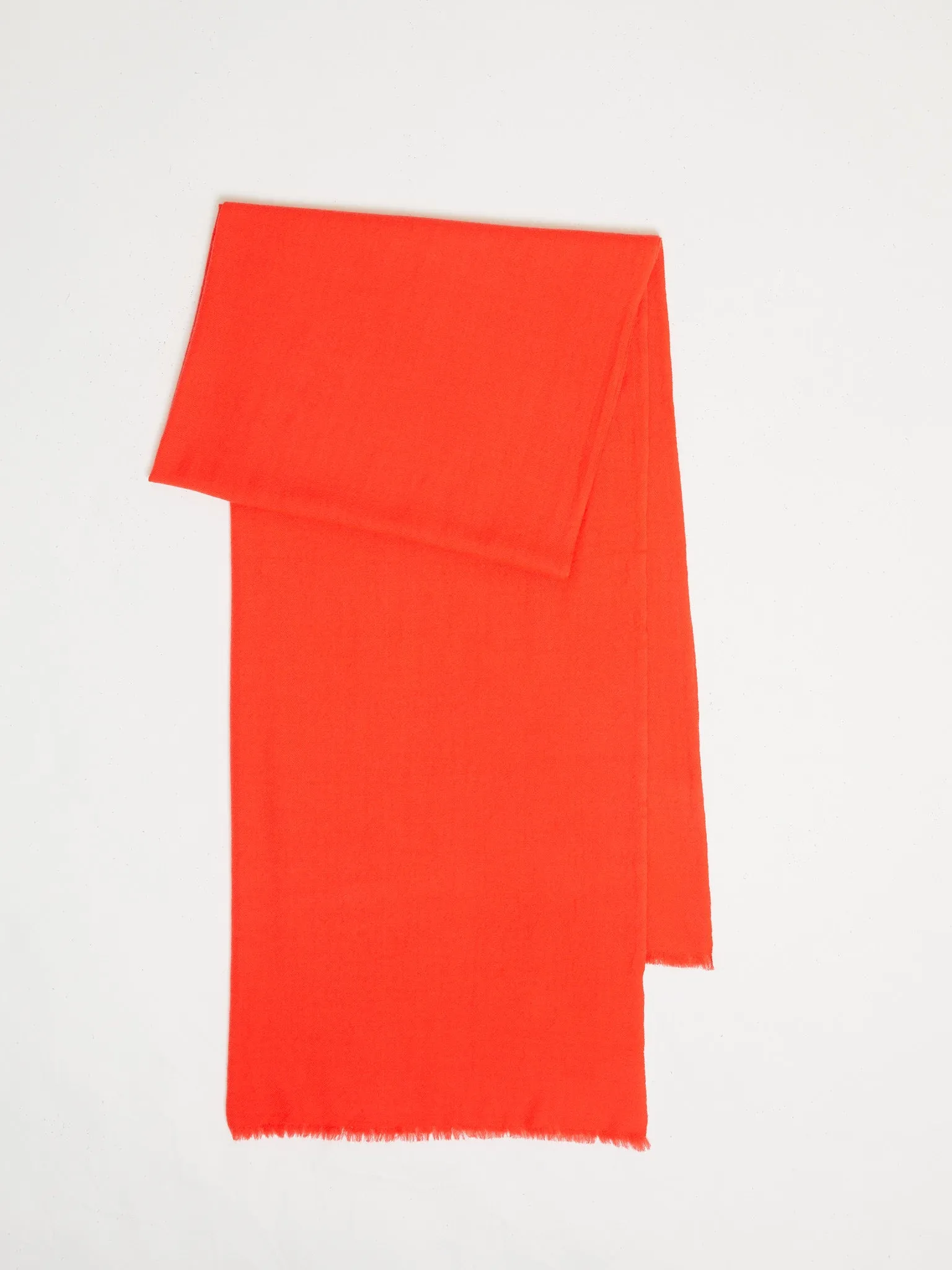 Wool Silk Pashmina | Coral